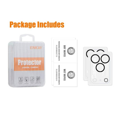 2pcs ENKAY Hat-Prince 9H Rear Camera Lens Tempered Glass Film, For iPhone 18 Pro, For iPhone 18 Pro Max, For iPhone 17 Pro Max, For iPhone 17 Pro, For iPhone 17, For iPhone Air, For iPhone 16 Pro / 16 Pro Max, For iPhone 16 / 16 Plus                   ...