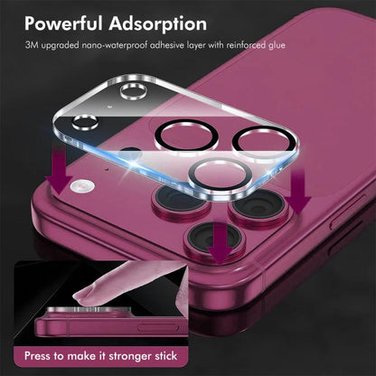 2pcs ENKAY Hat-Prince 9H Rear Camera Lens Tempered Glass Film, For iPhone Duo, For iPhone 18 Pro, For iPhone 18 Pro Max, For iPhone 17 Pro Max, For iPhone 17 Pro, For iPhone 17, For iPhone Air, For iPhone 16 Pro / 16 Pro Max, For iPhone 16 / 16 Plus   ...
