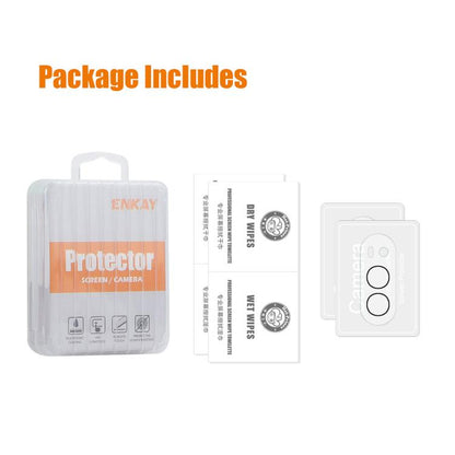 2pcs ENKAY Hat-Prince 9H Rear Camera Lens Tempered Glass Film, For iPhone Duo, For iPhone 18 Pro, For iPhone 18 Pro Max, For iPhone 17 Pro Max, For iPhone 17 Pro, For iPhone 17, For iPhone Air, For iPhone 16 Pro / 16 Pro Max, For iPhone 16 / 16 Plus   ...