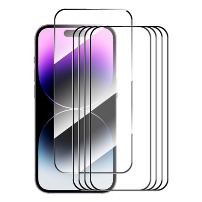 5pcs ENKAY Full Glue High Aluminum-silicon Tempered Glass Film