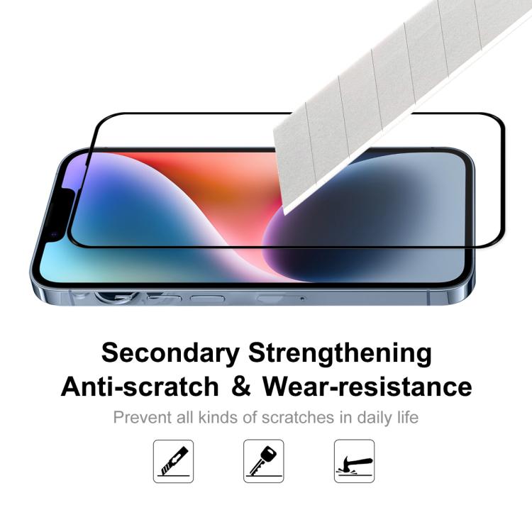 5pcs ENKAY Full Glue High Aluminum-silicon Tempered Glass Film, For iPhone 17e / 16e, For iPhone 16 Pro Max, For iPhone 16 Pro, For iPhone 16 Plus, For iPhone 16, For iPhone 15 Pro Max, For iPhone 15 Pro, For iPhone 15 Plus, For iPhone 15