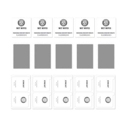 5pcs ENKAY Full Glue High Aluminum-silicon Tempered Glass Film, For iPhone 17e / 16e, For iPhone 16 Pro Max, For iPhone 16 Pro, For iPhone 16 Plus, For iPhone 16, For iPhone 15 Pro Max, For iPhone 15 Pro, For iPhone 15 Plus, For iPhone 15