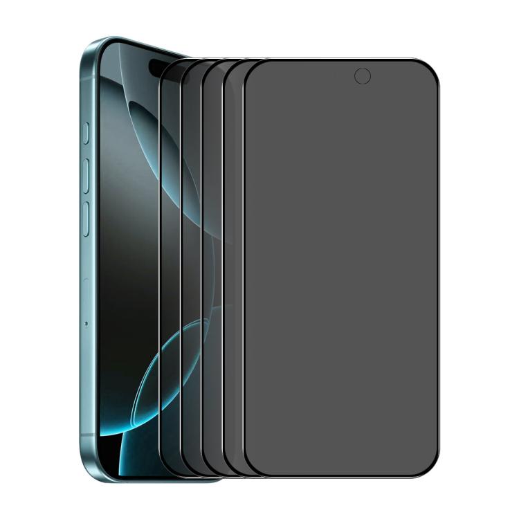 5pcs ENKAY Hat-Prince 28° Anti-peeping Tempered Glass Protector Full Screen Film