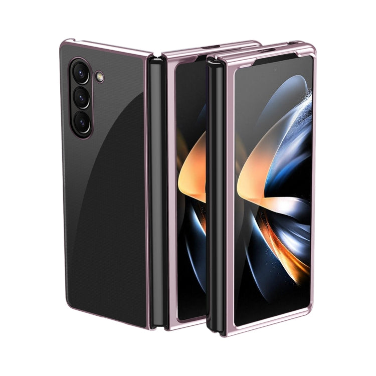Electroplating Transparent Shockproof Phone Case, For Galaxy Z Fold8 Ultra 5G, For Galaxy Z Flip8 5G, For Galaxy Z Flip7 5G, For Galaxy Z Fold5 5G