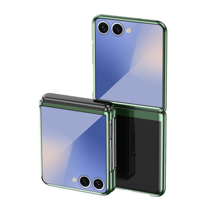 Electroplating Transparent Shockproof Phone Case, For Samsung Galaxy Z Flip7 5G, For Samsung Galaxy Z Fold5 5G, For  Samsung Galaxy Z Flip5   5G