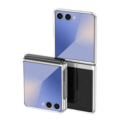 Electroplating Transparent Shockproof Phone Case, For Samsung Galaxy Z Flip7 5G, For Samsung Galaxy Z Fold5 5G, For  Samsung Galaxy Z Flip5   5G