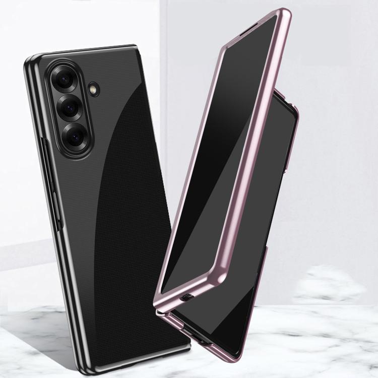 Electroplating Transparent Shockproof Phone Case, For Galaxy Z Fold8 Ultra 5G, For Galaxy Z Flip8 5G, For Galaxy Z Flip7 5G, For Galaxy Z Fold5 5G