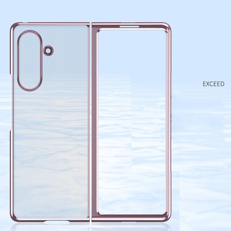 Electroplating Transparent Shockproof Phone Case, For Galaxy Z Fold8 Ultra 5G, For Galaxy Z Flip8 5G, For Galaxy Z Flip7 5G, For Galaxy Z Fold5 5G