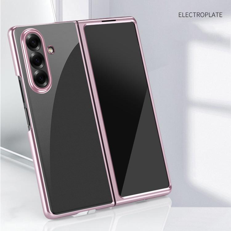Electroplating Transparent Shockproof Phone Case, For Galaxy Z Fold8 Ultra 5G, For Galaxy Z Flip8 5G, For Galaxy Z Flip7 5G, For Galaxy Z Fold5 5G