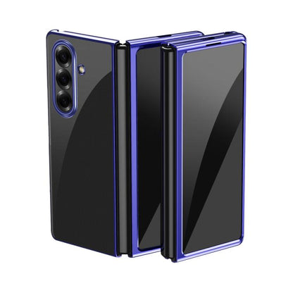 Electroplating Transparent Shockproof Phone Case, For Galaxy Z Fold8 Ultra 5G, For Galaxy Z Flip8 5G, For Galaxy Z Flip7 5G, For Galaxy Z Fold5 5G