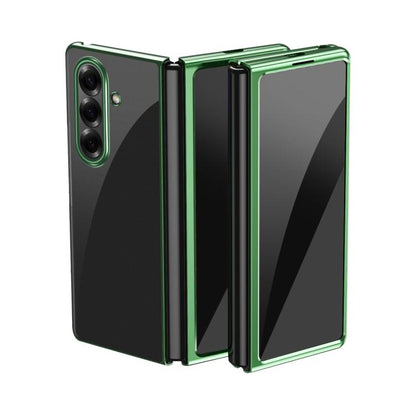 Electroplating Transparent Shockproof Phone Case, For Galaxy Z Fold8 Ultra 5G, For Galaxy Z Flip8 5G, For Galaxy Z Flip7 5G, For Galaxy Z Fold5 5G
