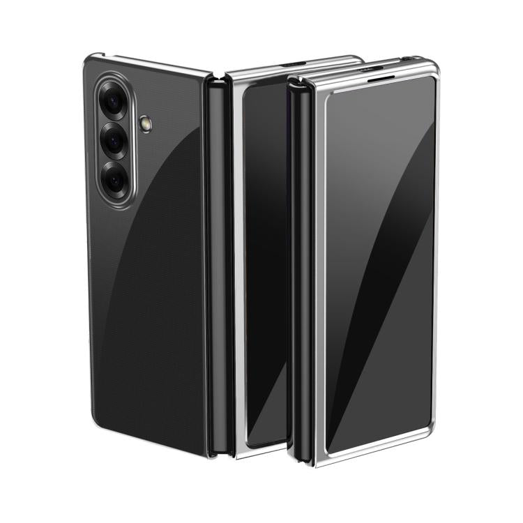Electroplating Transparent Shockproof Phone Case, For Galaxy Z Fold8 Ultra 5G, For Galaxy Z Flip8 5G, For Galaxy Z Flip7 5G, For Galaxy Z Fold5 5G