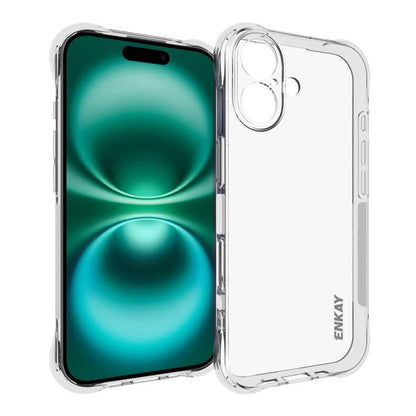 ENKAY Hat-Prince Transparent TPU Shockproof Phone Case, For iPhone 17 Pro Max, For iPhone 17 Pro, For iPhone 17, For iPhone 17 Air, For iPhone 16e, For iPhone 16 Pro Max, For iPhone 16 Pro, For iPhone 16 Plus, For iPhone 16, For iPhone 15 Pro Max������...
