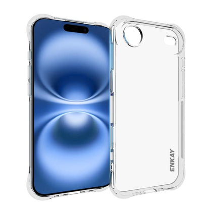 ENKAY Hat-Prince Transparent TPU Shockproof Phone Case, For iPhone 17 Pro Max, For iPhone 17 Pro, For iPhone 17, For iPhone 17 Air, For iPhone 16e, For iPhone 16 Pro Max, For iPhone 16 Pro, For iPhone 16 Plus, For iPhone 16, For iPhone 15 Pro Max������...