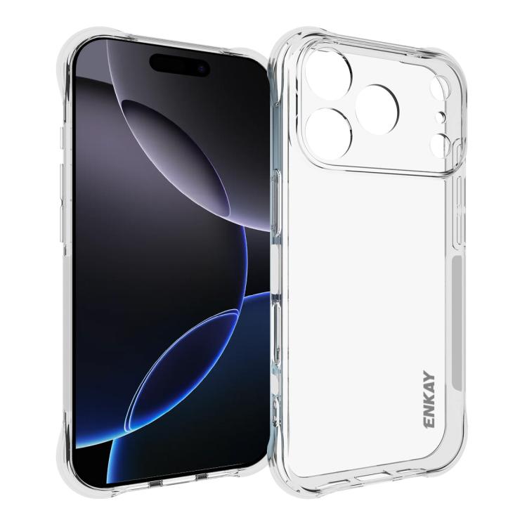 ENKAY Hat-Prince Transparent TPU Shockproof Phone Case, For iPhone 17 Pro Max, For iPhone 17 Pro, For iPhone 17, For iPhone 17 Air, For iPhone 16e, For iPhone 16 Pro Max, For iPhone 16 Pro, For iPhone 16 Plus, For iPhone 16, For iPhone 15 Pro Max������...