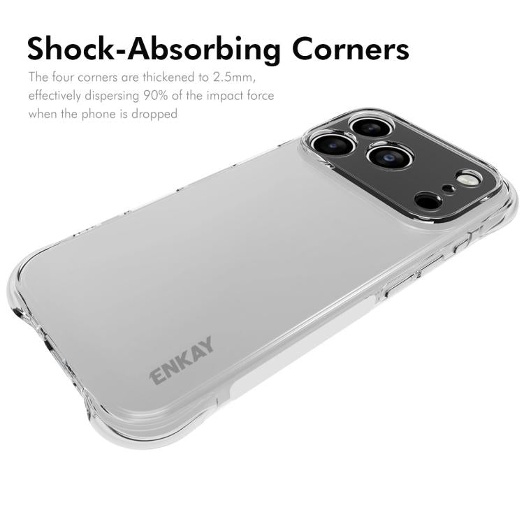 ENKAY Hat-Prince Transparent TPU Shockproof Phone Case, For iPhone 17 Pro Max, For iPhone 17 Pro, For iPhone 17, For iPhone 17 Air, For iPhone 16e, For iPhone 16 Pro Max, For iPhone 16 Pro, For iPhone 16 Plus, For iPhone 16, For iPhone 15 Pro Max������...