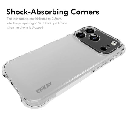 ENKAY Hat-Prince Transparent TPU Shockproof Phone Case, For iPhone 17 Pro Max, For iPhone 17 Pro, For iPhone 17, For iPhone 17 Air, For iPhone 16e, For iPhone 16 Pro Max, For iPhone 16 Pro, For iPhone 16 Plus, For iPhone 16, For iPhone 15 Pro Max������...