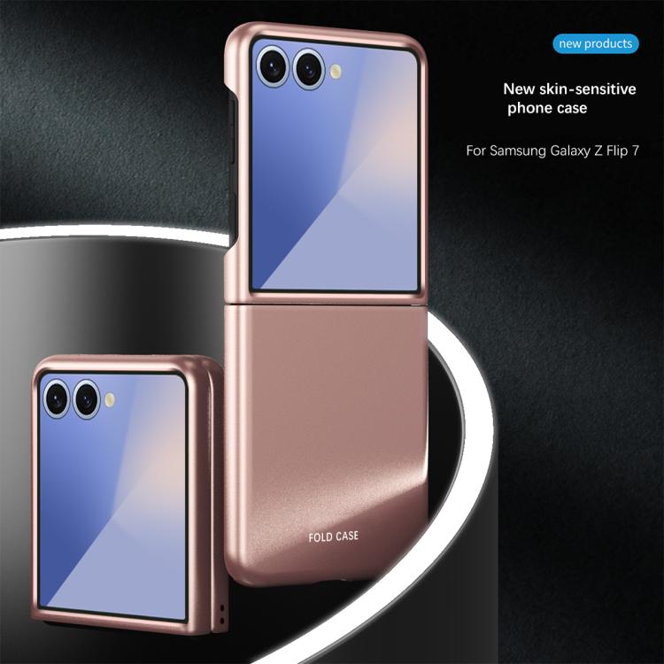Skin Feel Electroplating PC Shockproof Phone Case, For Samsung Galaxy Z Flip7 5G, For Samsung Galaxy Z Flip6 / Flip7 FE