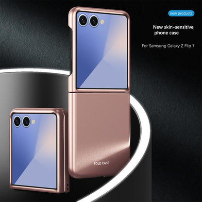 Skin Feel Electroplating PC Shockproof Phone Case, For Samsung Galaxy Z Flip7 5G, For Samsung Galaxy Z Flip6 / Flip7 FE