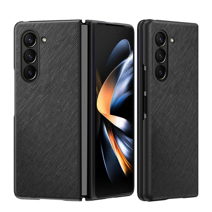 Cross-Grain All-inclusive Shockproof Phone Case, For Samsung Galaxy Z Flip6 / Flip7 FE, For Samsung Galaxy Z Fold6 5G