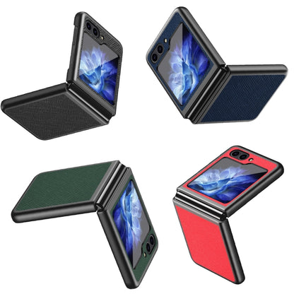Cross-Grain All-inclusive Shockproof Phone Case, For Samsung Galaxy Z Flip6 / Flip7 FE, For Samsung Galaxy Z Fold6 5G