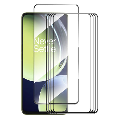 5pcs ENKAY Full Glue High Aluminum-silicon Tempered Glass Film, For OnePlus Nord 4, For OnePlus Ace 3V, For OnePlus Nord N30 SE, For OnePlus Nord CE3, For OnePlus Nord CE 3 Lite, For OnePlus Nord N20 SE, For OnePlus Nord 2T, For OnePlus Nord CE 2 Lite ...