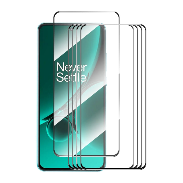 5pcs ENKAY Full Glue High Aluminum-silicon Tempered Glass Film, For OnePlus Nord 4, For OnePlus Ace 3V, For OnePlus Nord N30 SE, For OnePlus Nord CE3, For OnePlus Nord CE 3 Lite, For OnePlus Nord N20 SE, For OnePlus Nord 2T, For OnePlus Nord CE 2 Lite ...