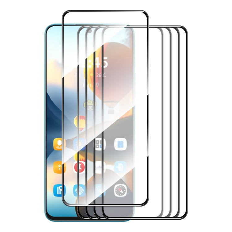 5pcs ENKAY Full Glue High Aluminum-silicon Tempered Glass Film, For OnePlus Nord 4, For OnePlus Ace 3V, For OnePlus Nord N30 SE, For OnePlus Nord CE3, For OnePlus Nord CE 3 Lite, For OnePlus Nord N20 SE, For OnePlus Nord 2T, For OnePlus Nord CE 2 Lite ...