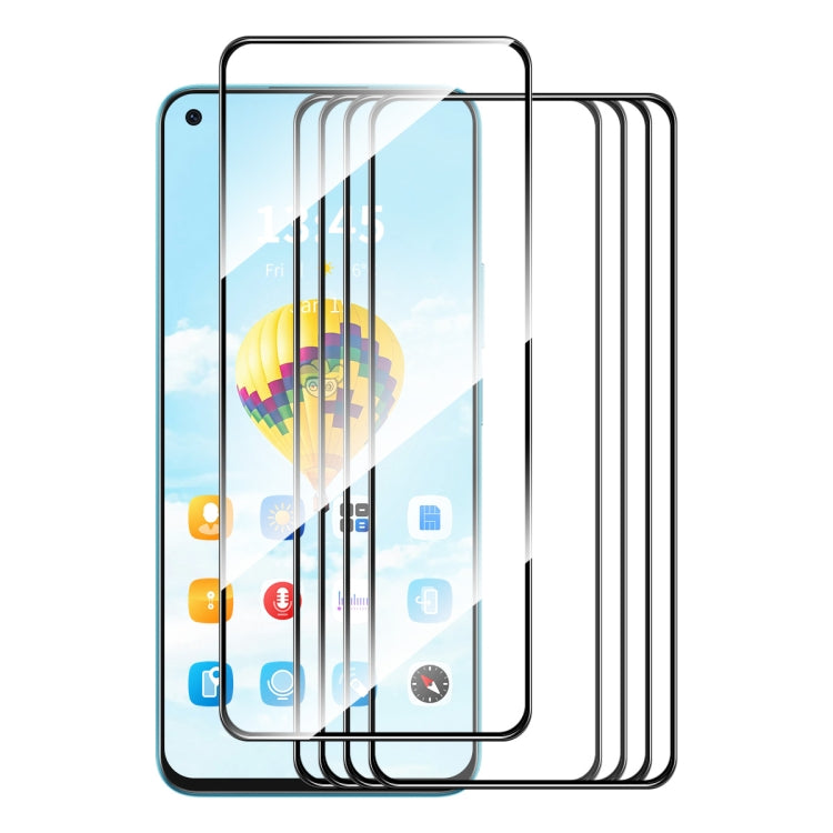 5pcs ENKAY Full Glue High Aluminum-silicon Tempered Glass Film, For OnePlus Nord 4, For OnePlus Ace 3V, For OnePlus Nord N30 SE, For OnePlus Nord CE3, For OnePlus Nord CE 3 Lite, For OnePlus Nord N20 SE, For OnePlus Nord 2T, For OnePlus Nord CE 2 Lite ...