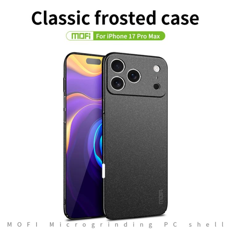 MOFI Fandun Series Frosted PC Ultra-thin All-inclusive Phone Case, For iPhone 17 Pro Max, For iPhone 17 Pro, For iPhone 17, For iPhone Air