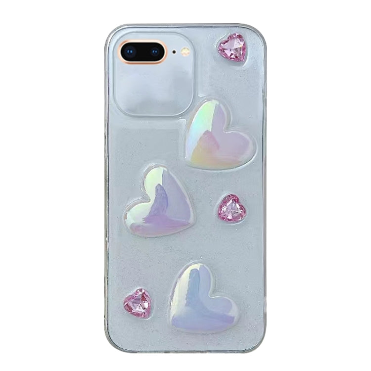 Love Epoxy TPU Phone Case, For iPhone X/XS, For iPhone7 Plus / 8 Plus