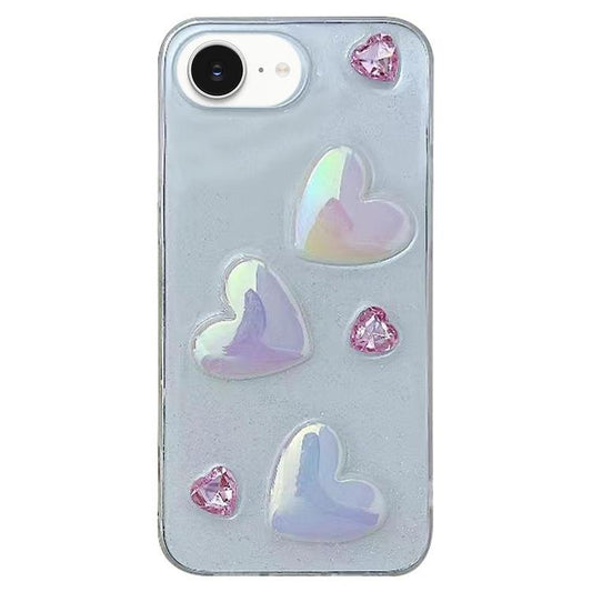 Love Epoxy TPU Phone Case, For iPhone 17e / 16e, For iPhone 16 Pro Max, For iPhone 16 Pro, For iPhone 16 Plus, For iPhone 16, For iPhone 15 Pro Max, For iPhone 15 Pro, For iPhone 15 Plus, For iPhone 15, For iPhone 14 Plus, For iPhone 14, For iPhone 14 Pro