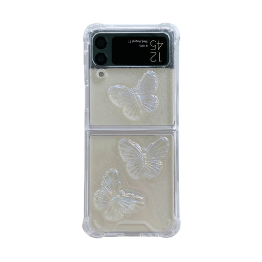 Clear Crystal Butterflies TPU Phone Case