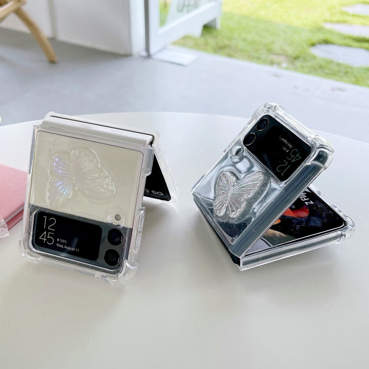 Clear Crystal Butterflies TPU Phone Case