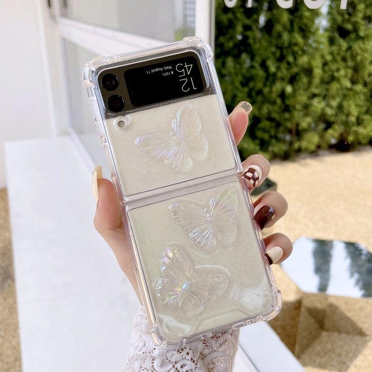 Clear Crystal Butterflies TPU Phone Case