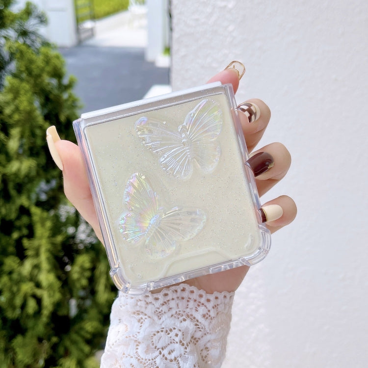 Clear Crystal Butterflies TPU Phone Case