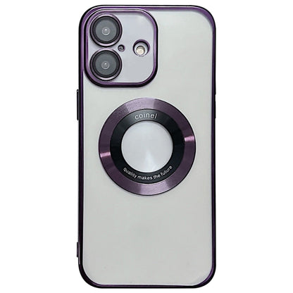 Electroplating Magsafe TPU Phone Case, For iPhone 16 Pro, For iPhone 16 Plus, For iPhone 16