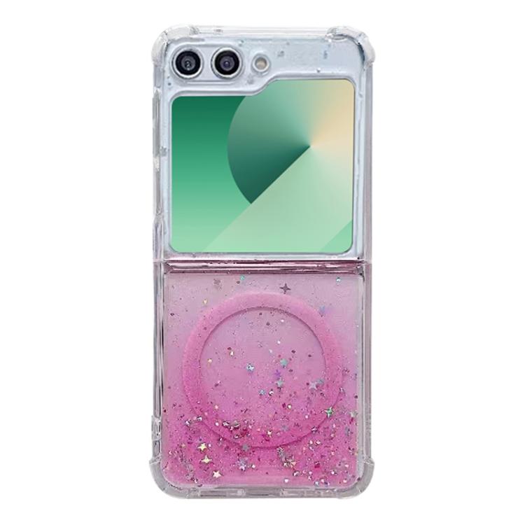 Magsafe Glitter TPU Phone Case, For Samsung Galaxy Z Flip7 FE / Flip6, For Samsung Galaxy Z Flip7, For Samsung Galaxy Z Flip5, For Samsung Galaxy Z Flip4