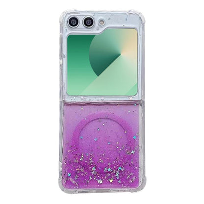 Magsafe Glitter TPU Phone Case, For Samsung Galaxy Z Flip7 FE / Flip6, For Samsung Galaxy Z Flip7, For Samsung Galaxy Z Flip5, For Samsung Galaxy Z Flip4
