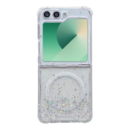Magsafe Glitter TPU Phone Case, For Samsung Galaxy Z Flip7 FE / Flip6, For Samsung Galaxy Z Flip7, For Samsung Galaxy Z Flip5, For Samsung Galaxy Z Flip4