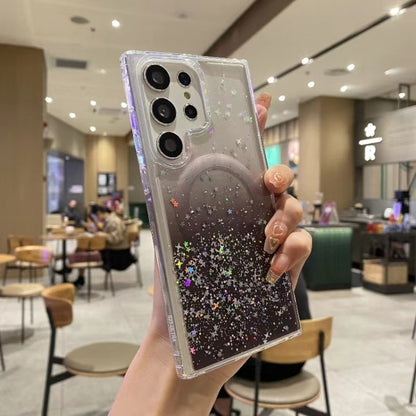 Magsafe Glitter TPU Phone Protective Case, For Samsung Galaxy S23 Ultra 5G, For Samsung Galaxy S23+ 5G, For Samsung Galaxy S23 5G, For Samsung Galaxy S22 Ultra 5G