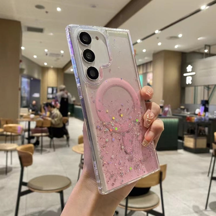 Magsafe Glitter TPU Phone Protective Case, For Samsung Galaxy S23 Ultra 5G, For Samsung Galaxy S23+ 5G, For Samsung Galaxy S23 5G, For Samsung Galaxy S22 Ultra 5G