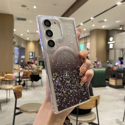 Magsafe Glitter TPU Phone Protective Case, For Samsung Galaxy S23 Ultra 5G, For Samsung Galaxy S23+ 5G, For Samsung Galaxy S23 5G, For Samsung Galaxy S22 Ultra 5G