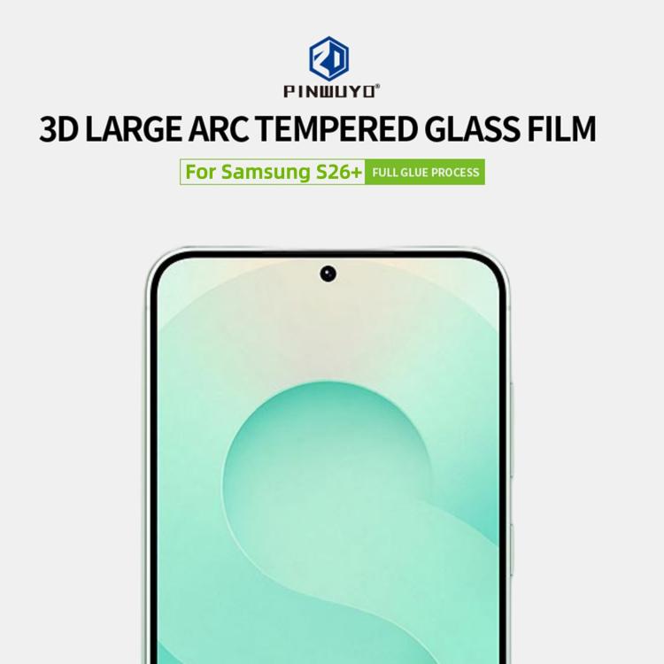 PINWUYO 9H 3D Full Screen Explosion-proof Tempered Glass Film, For Samsung Galaxy S26+ 5G Unlock, For Samsung Galaxy S26 Ultra 5G Unlock, For Samsung Galaxy S26 5G Unlock, For Samsung Galaxy A27 5G, For Samsung Galaxy S25 FE 5G, For Samsung Galaxy A17 ...
