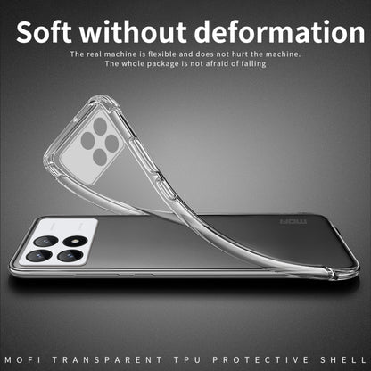 MOFI Ming Series Ultra-thin TPU Phone Case, For Xiaomi Redmi K70 / K70 Pro, For Xiaomi Redmi 12R / Note 12R