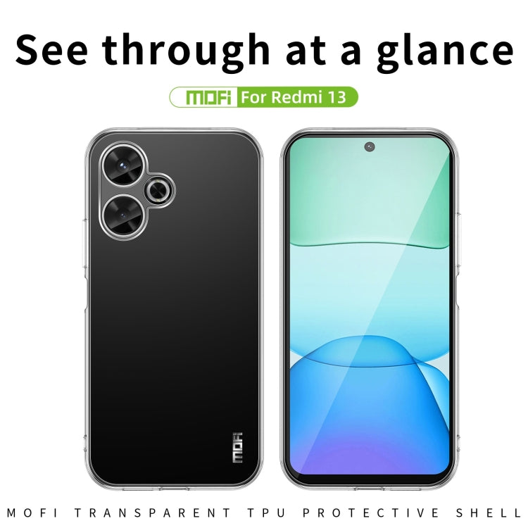 MOFI Ming Series Ultra-thin TPU Phone Case, For Xiaomi Redmi 13, ForXiaomi Redmi Turbo 3, For Xiaomi Civi 4 Pro, For Xiaomi Redmi Note 13 Pro 4G, For Xiaomi Redmi 13C 5G, For Xiaomi Redmi Note 13R Pro, For Xiaomi 14 Ultra, For Xiaomi 14 Pro, For Xiaomi...