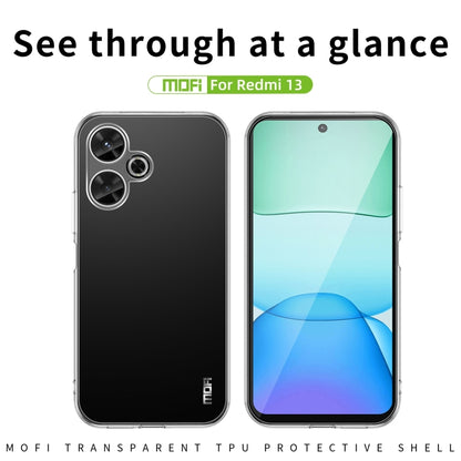 MOFI Ming Series Ultra-thin TPU Phone Case, For Xiaomi Redmi 13, ForXiaomi Redmi Turbo 3, For Xiaomi Civi 4 Pro, For Xiaomi Redmi Note 13 Pro 4G, For Xiaomi Redmi 13C 5G, For Xiaomi Redmi Note 13R Pro, For Xiaomi 14 Ultra, For Xiaomi 14 Pro, For Xiaomi...