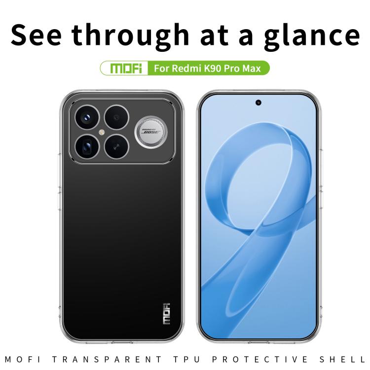 MOFI Ming Series Ultra-thin TPU Phone Case, For Redmi K90 Pro Max / Poco F8 Ultra, For Xiaomi Redmi K90, For Xiaomi Poco F8 Pro, For Xiaomi 17 Pro Max, For Redmi Note 15 Pro+ 5G Global 163.3mm, For Redmi Note 15 Pro 5G Global 163.6mm�������������������...