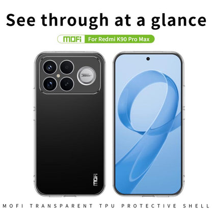 MOFI Ming Series Ultra-thin TPU Phone Case, For Redmi K90 Pro Max / Poco F8 Ultra, For Xiaomi Redmi K90, For Xiaomi Poco F8 Pro, For Xiaomi 17 Pro Max, For Redmi Note 15 Pro+ 5G Global 163.3mm, For Redmi Note 15 Pro 5G Global 163.6mm�������������������...