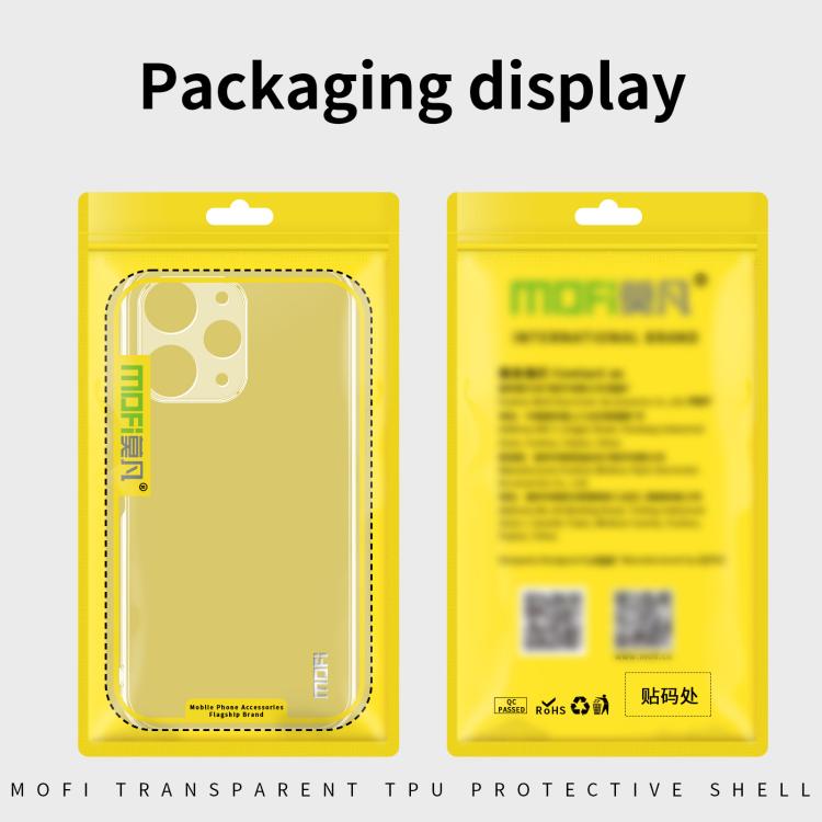 MOFI Ming Series Ultra-thin TPU Phone Case, For Xiaomi 15 Pro, For Xiaomi Redmi Note 14 5G, For Xiaomi Redmi Note 14 Pro+ 5G, For Xiaomi Redmi Note 14 Pro 5G, For Xiaomi Redmi 13, ForXiaomi Redmi Turbo 3, For Xiaomi Civi 4 Pro                          ...